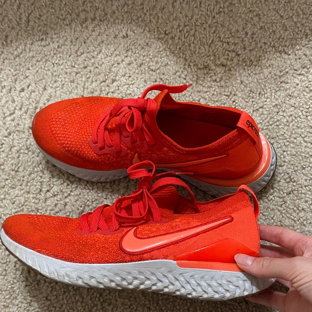 Nike Women's Bright Orange Epic React Shoes